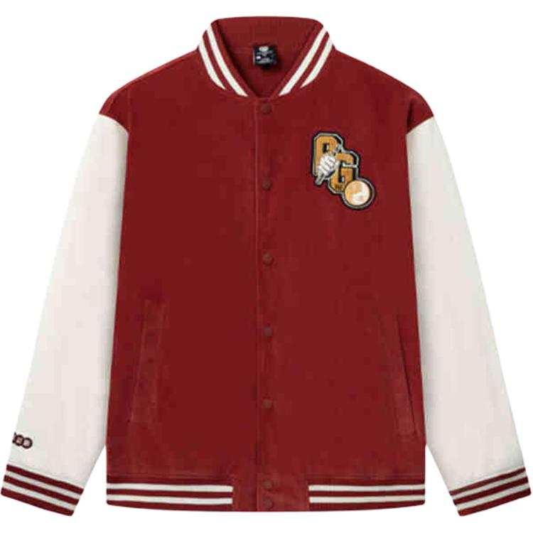 361° 361° Baseball Jacket Men's Barn Red/Peeling Paint White