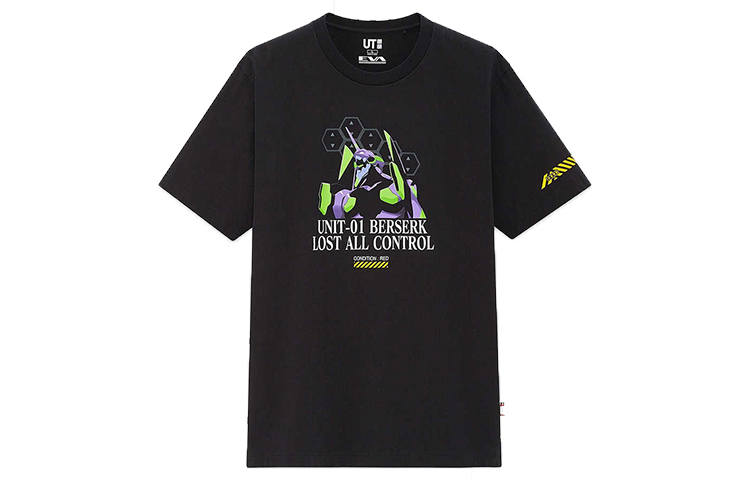UNIQLO T Shirts Unisex Crew Neck Moderate Straight Fit