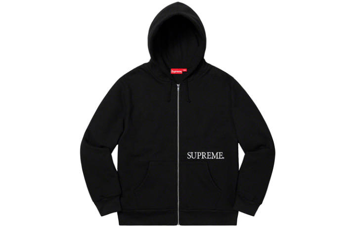 Supreme Supreme Thermal Zip Up Hooded Sweatshirt