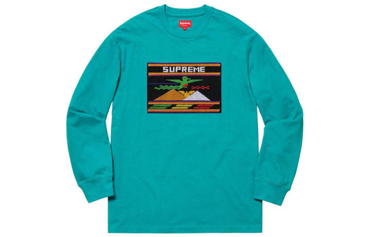 Supreme Supreme Needlepoint Patch L/S Top