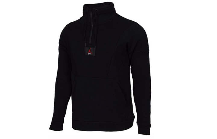 Jordan Jordan Sweatshirts Men's Black Stand Collar Moderate Regular