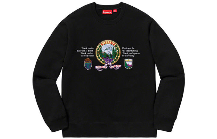 Supreme Supreme Mountain Crewneck