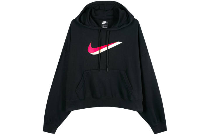 Nike Nike Sweatshirts Men's Black Hooded Moderate Regular