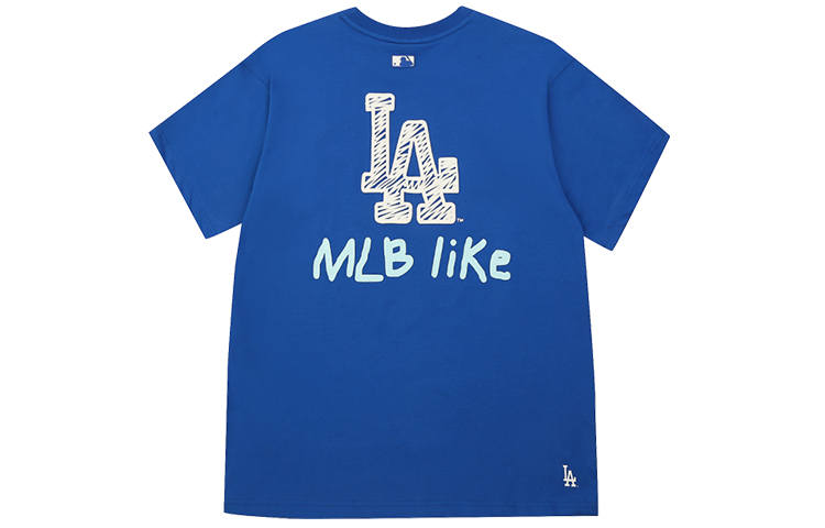 MLB MLB Drop Shoulder Sleeve T Shirt Unisex Blue