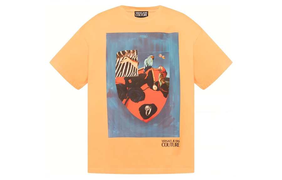 VERSACE JEANS COUTURE T Shirt Men's Orange