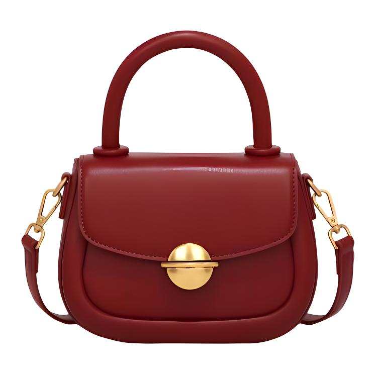 PAYOT PAYOT Microfiber Synthetic Leather Handbag Women's Ancora Red