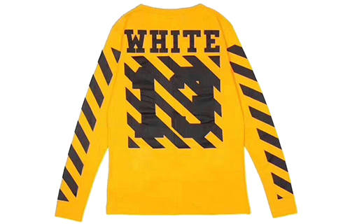 OFF-WHITE OFF WHITE T Shirt Unisex Yellow