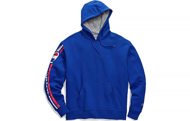 Champion With Hood Sweatshirt US Version Unisex Royal Blue