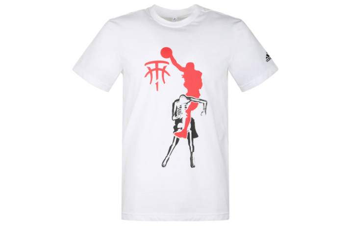 Adidas Adidas T Shirts Men's Crew Neck Moderate Straight Fit
