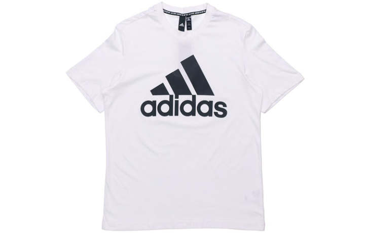 Adidas Adidas T Shirts Men's Crew Neck Moderate Straight Fit