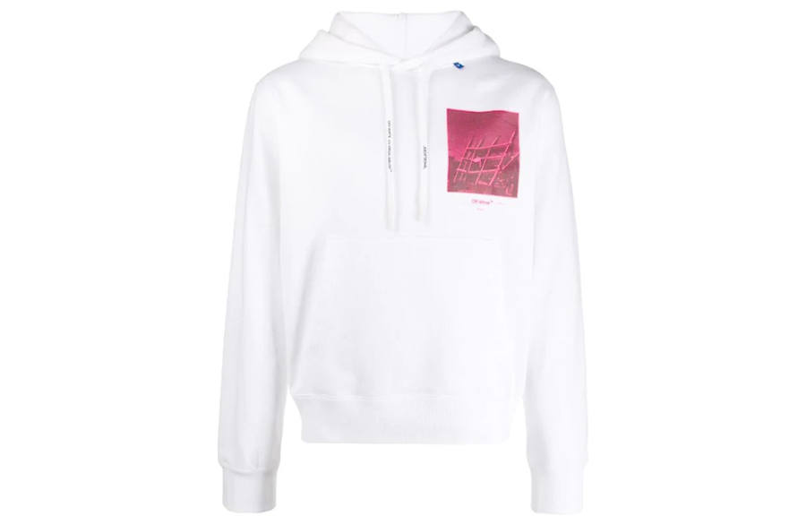 OFF-WHITE OFF WHITE Arrows Sketch Loose Fit Hoodie