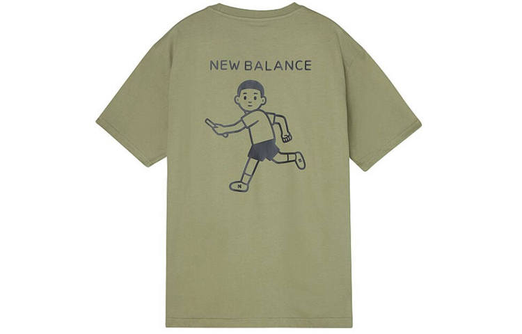 New Balance New Balance Noritake Collection T Shirt Unisex Army Green