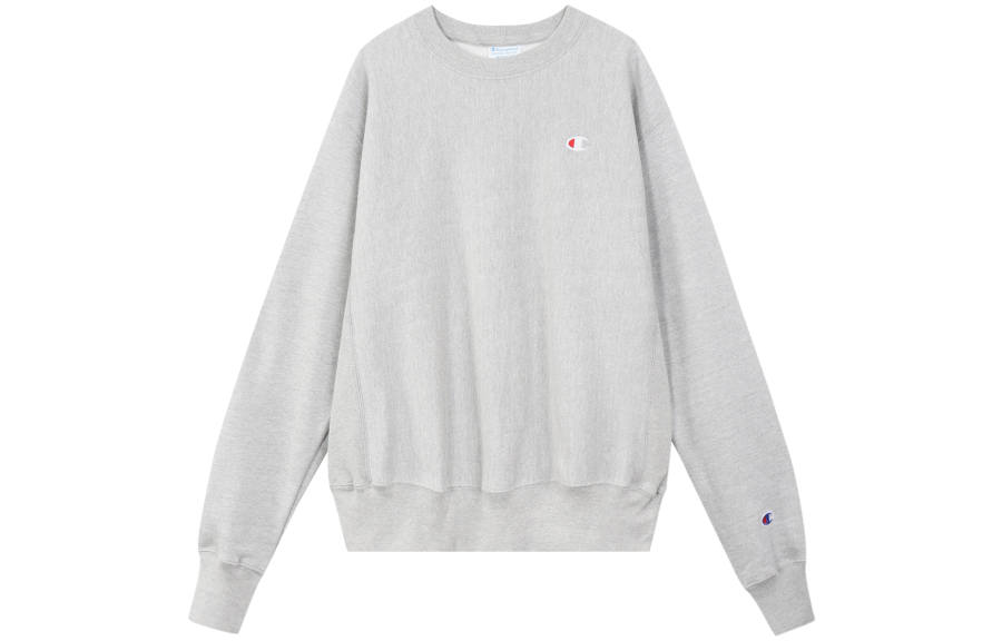 Champion Champion Pullover Sweatshirt US Version Unisex Light Gray