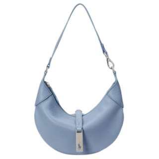 Polo Ralph Lauren Polo ID Leather Shoulder Bag Mini Women's Blue
