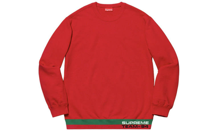 Supreme Supreme Rib Stripe Crewneck