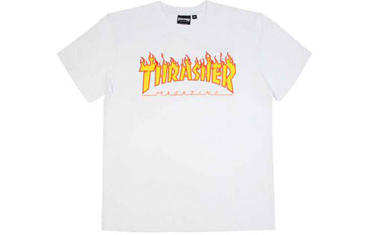 Thrasher T Shirts Unisex Crew Neck Moderate Straight Fit