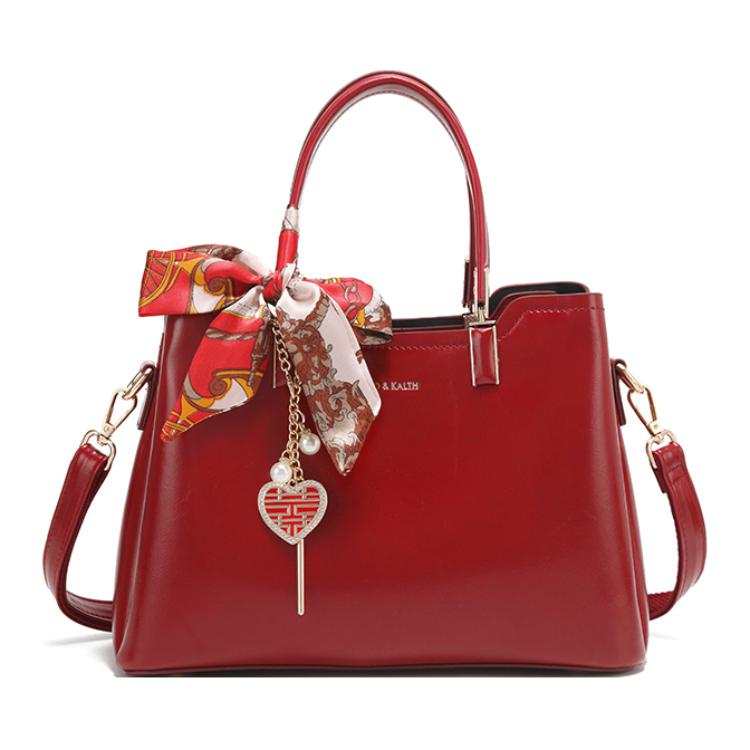 PAYOT Microfiber Synthetic Leather Shoulder Bag, Crossbody Bag, Handbag Regular Women's Burgundy
