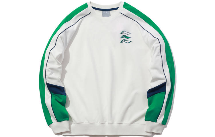 Li-Ning Li Ning Sports Fashion Collection Sweatshirt Unisex White