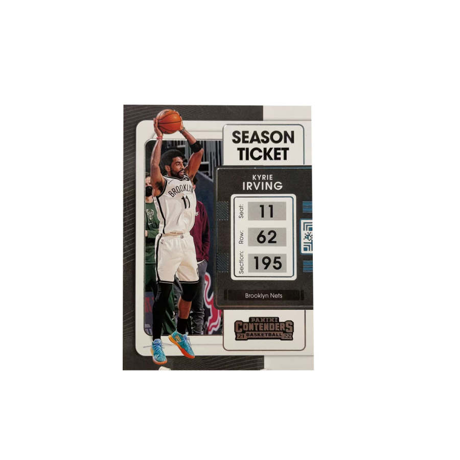 PANINI 2021 22 Basketball NBA Nets, Kyrie Irving, The GOAT, Ball Game Ticket Collection, Collection Sports Cards 1 Pc