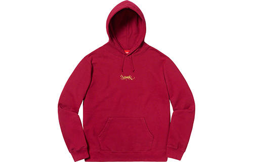 Supreme Supreme Tag Logo Hooded Sweatshirt