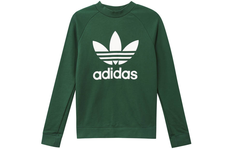 Adidas Originals Trefoil Sweatshirts Women's Crew Neck Moderate Regular