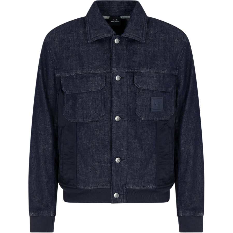 ARMANI EXCHANGE ARMANI EXCHANGEAE SS25 Denim Jacket Men's Blue