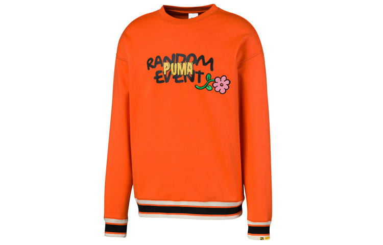 PUMA Puma X Randomevent Graphic Crew Red Hoodie