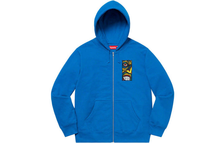 Supreme Supreme Disturbed Zip Up Hooded Sweatshirt