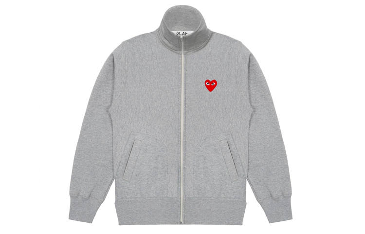 CDG Play CDG Play Sweatshirts Men's Stand Collar Moderate