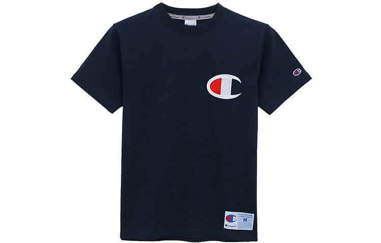 Champion T Shirt Japan Version Unisex Dark Blue