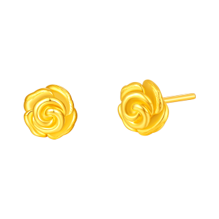 Mokinggran Best Selling Romantic Rose Ear Care Stick 5D Hard Gold, Luxury Elegant Soft Elegance # Good Luck Solid Gold