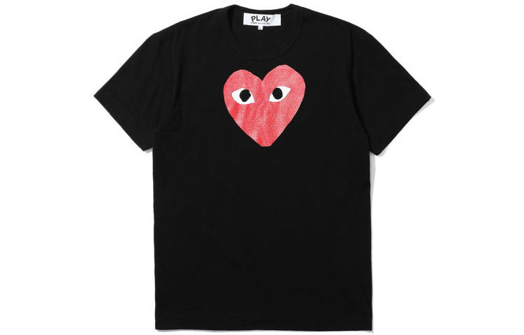 CDG Play Comme Des Garcons Play Red Heart T shirt