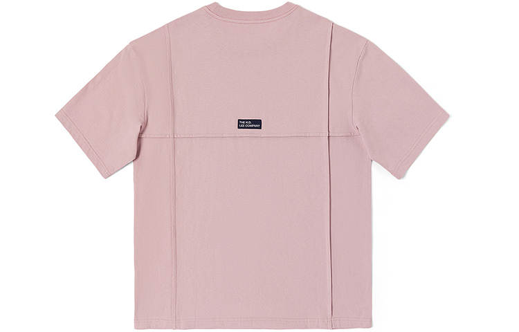Lee T Shirts Men's Dirty Pink Crew Neck Moderate Straight Fit