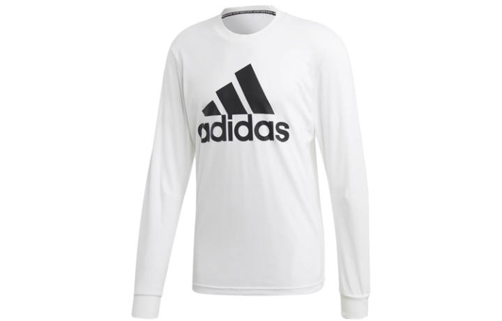 Adidas Adidas Sweatshirts Men's White Crew Neck Moderate Regular