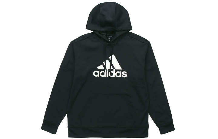 Adidas Adidas Sweatshirts Men's Black Hooded Moderate Regular