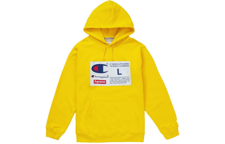 Supreme Supreme Champion Label Hooded Sweatshirt
