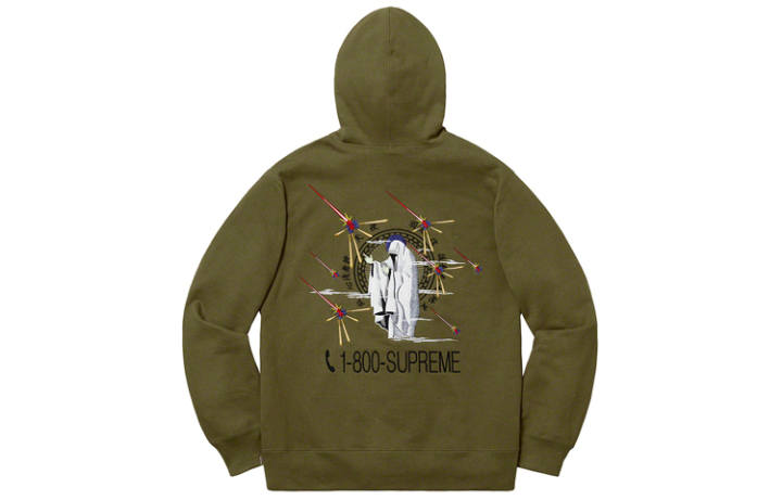 Supreme Supreme 1 800 Hooded Sweatshirt