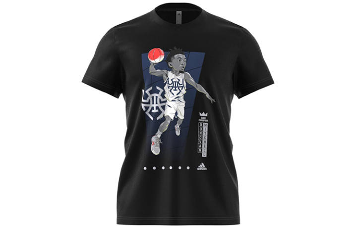 Adidas Adidas Donovan Mitchell T Shirts Men's Crew Neck Moderate Straight Fit