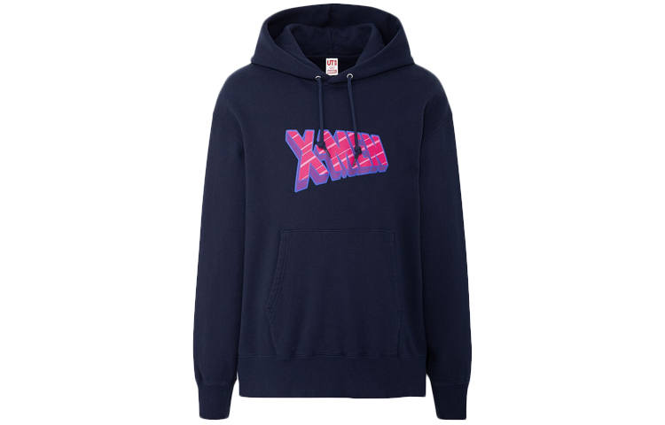 UNIQLO Marvel, Collaboration Sweatshirts Unisex Hooded Moderate Regular