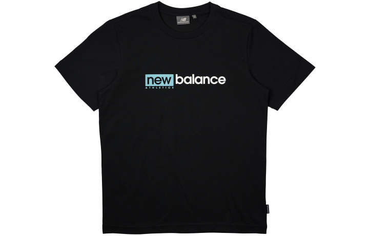New Balance New Balance T Shirt Asian Version Unisex Black