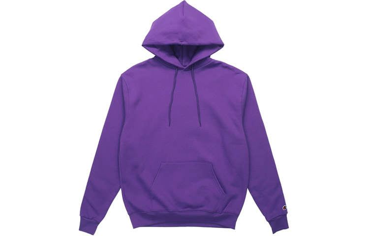 Champion Champion Armbands Pullover Fleece Lined Sweatshirt US Version Unisex Purple