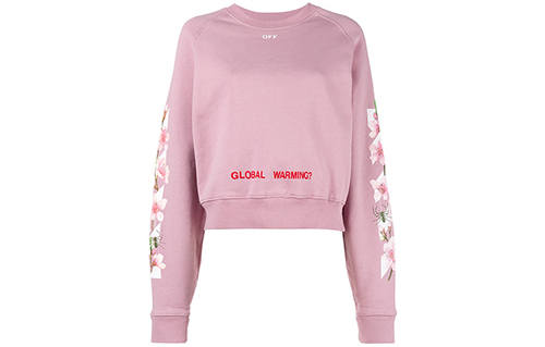OFF-WHITE OFF WHITE Sweatshirts Women's Crew Neck Moderate Regular