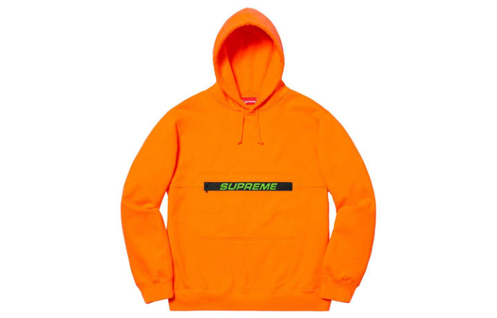 Supreme Supreme Zip Pouch Hooded Sweatshirt