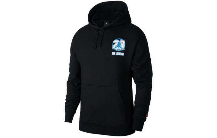 Jordan Jordan Sweatshirts Men's Black Hooded Moderate Regular
