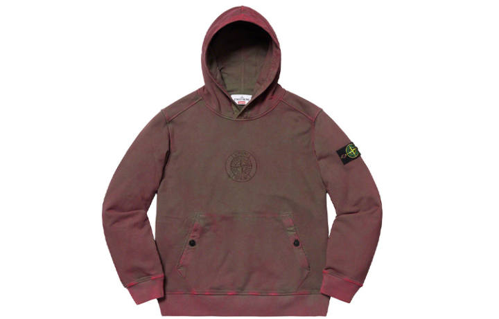 Supreme Supreme Stone Island Hooded Sweatshirt SS19