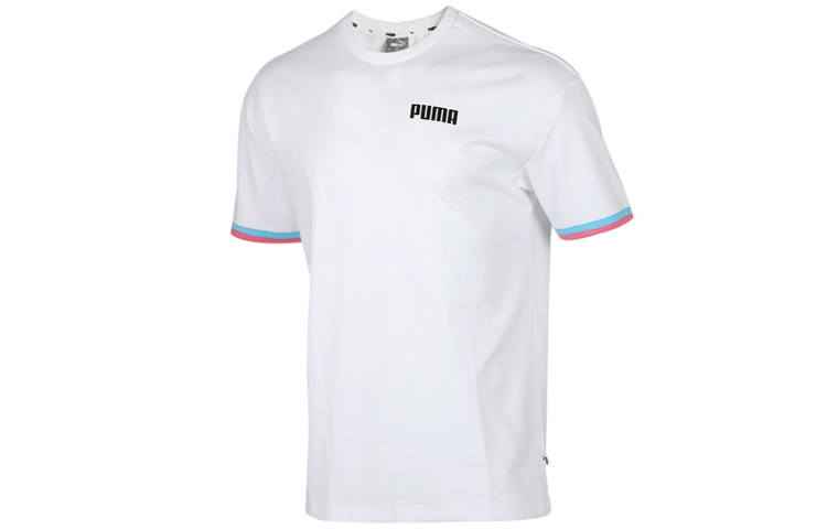 PUMA Training Gym T Shirts Men's Crew Neck Moderate Straight Fit
