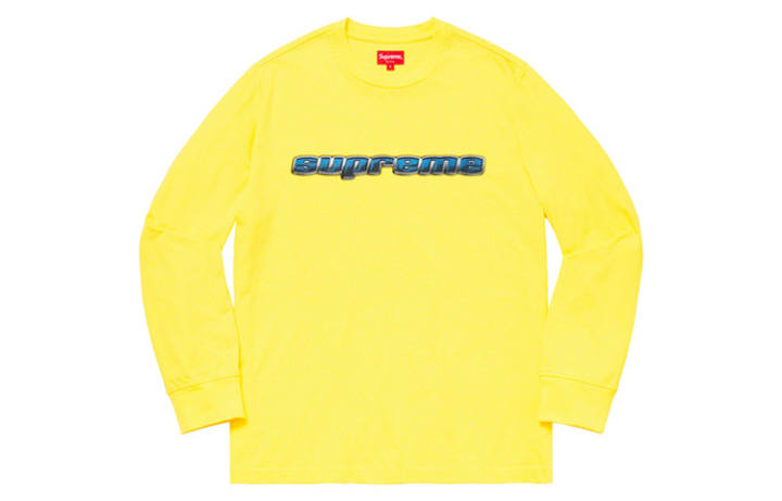 Supreme Supreme Chrome Logo L/S Top