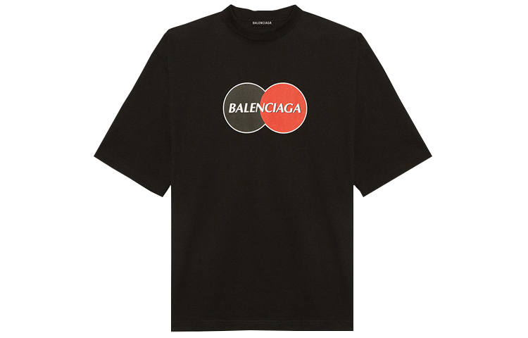 Balenciaga Credit Card Logo Oversized Fit T shirt
