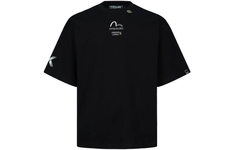 EVISU T Shirts Men's Crew Neck Moderate Straight Fit