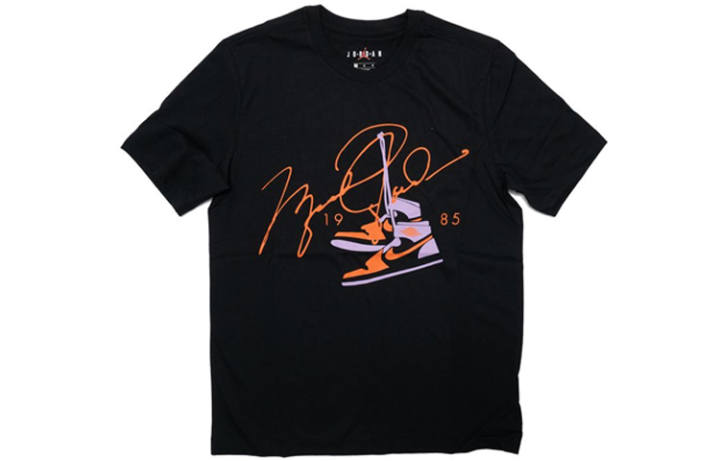 Jordan Jordan AJ85 Signature T Shirts Men's Crew Neck Moderate Straight Fit